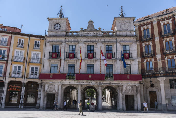 48 - Burgos - ciudad - plaza Mayor - Ayuntamiento